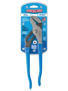 Channellock Straight Jaw Tongue & Groove Pliers  With A Permalock