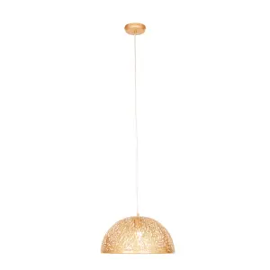 Interiors by Premier Lenno Large Gold Pendant Light