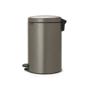 Brabantia NewIcon 20 Litre Soft Closing Pedal Bin Platinum