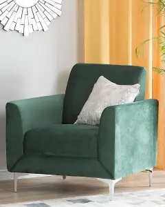 Armchair FENES Velvet Dark Green