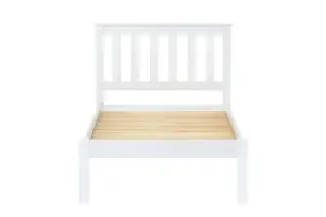 Birlea Denver Single Bed Frame In White