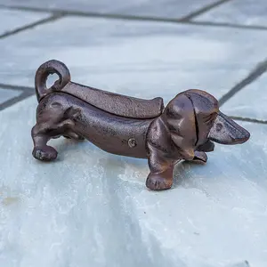 Woodside Cast Iron Sausage Dog Boot Scraper