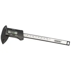 Draper Carbon Fibre Digital Caliper Gauge, 150mm or 6" 24816