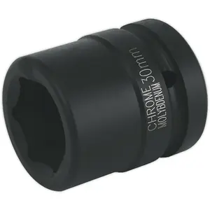 30mm Forged Impact Socket - Durable Chromoly Tool for Air Wrenches