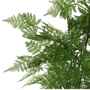 150cm Artificial Natural Extra Large Fern Foliage Plant with Copper Metal Plater