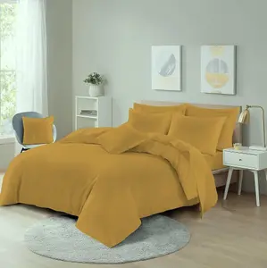 Easy Care Poly-cotton Plain Dyed Duvet Cover Set