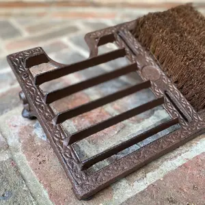 Vintage Style Cast Iron Boot Brush & Shoe Scraper