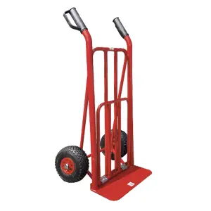 Sack Truck with Pneumatic Tyres 150kg Foldable Toe