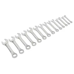 Combination Spanner Set 14pc Stubby (S01232)