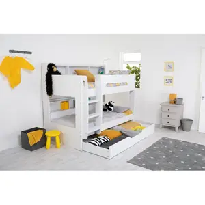 Eakes Single (3') Standard Bunk Bed with Trundle