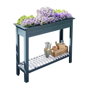 Norfolk Leisure Florenity High Planter with Zinc Tray